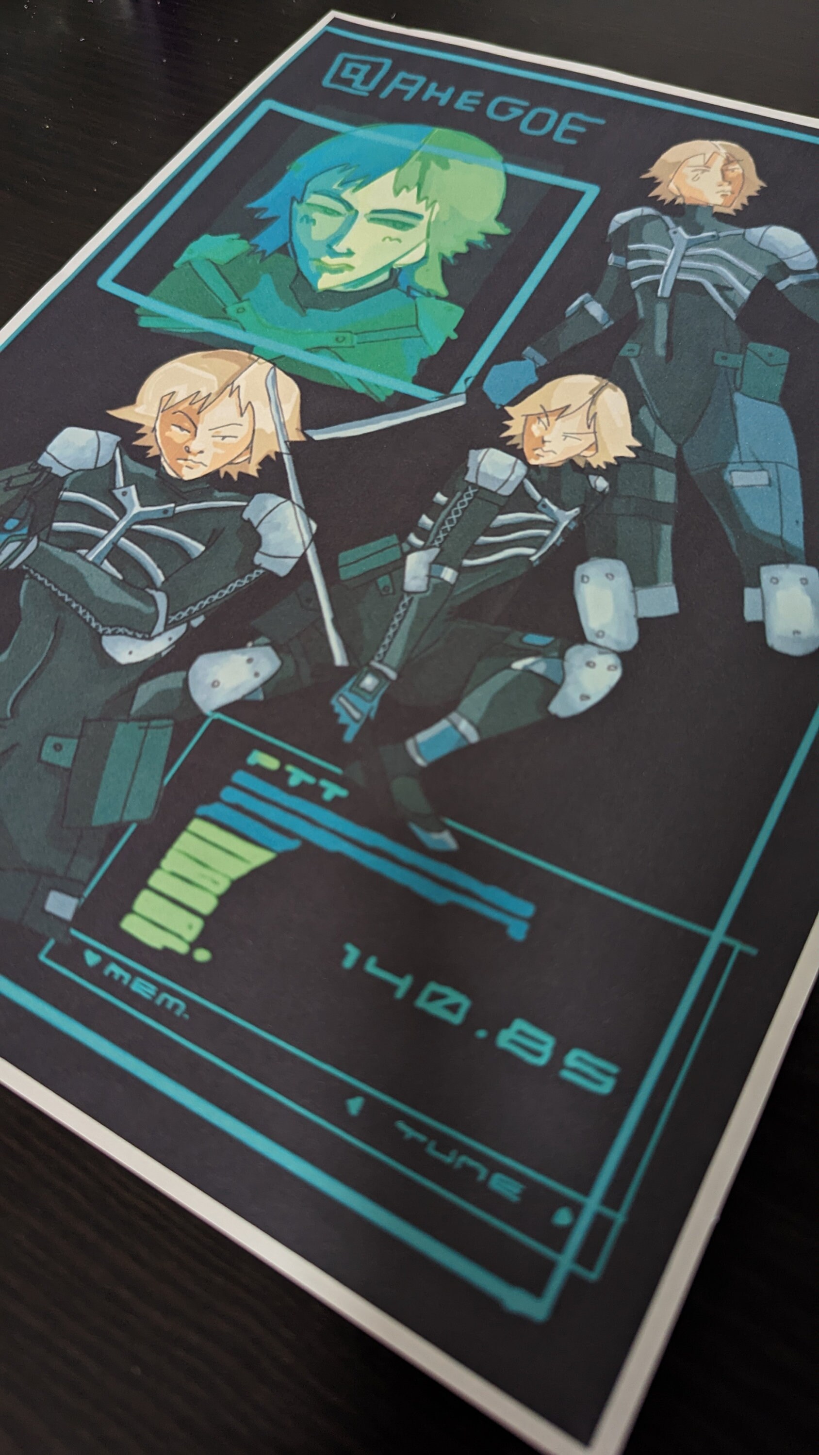 MGS2 Raiden Print - Etsy