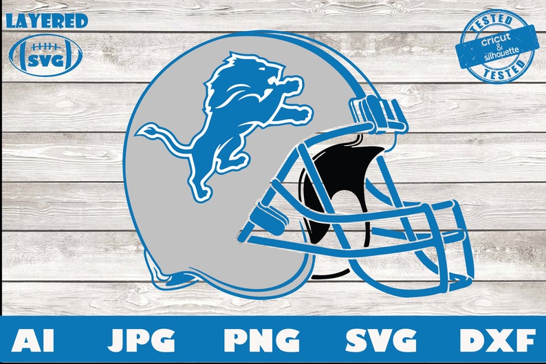 Free Free 248 Detroit Lions Helmet Svg SVG PNG EPS DXF File
