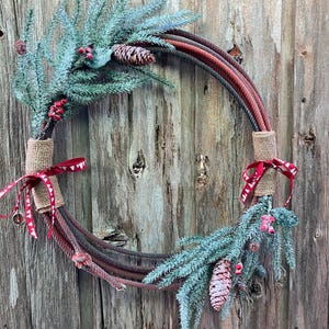 Rustic Wrangler Christmas Wreath