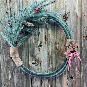 Rocking Horse Christmas Wreath