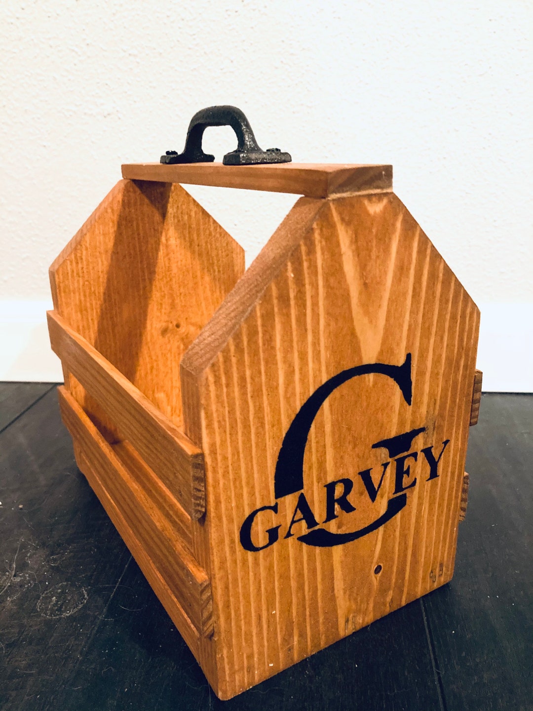 Customizable Rustic Beer Caddy / Beer Caddy / Beer / Caddy / Bar