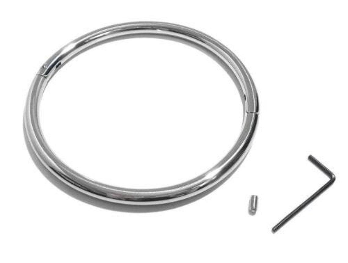 Polished Stainless Steel Eternity Collar 8mm Locking Collar Etsy Canada