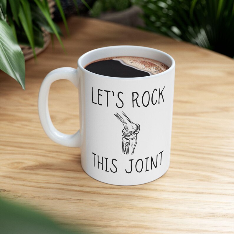 Knee Replacement Mug, Knee Surgery Gift, Funny Get Well Gift, Surgery Gift, Broken Knee Gift, Knee Surgery Mug, Knee Joint Replacement Mug bild 9