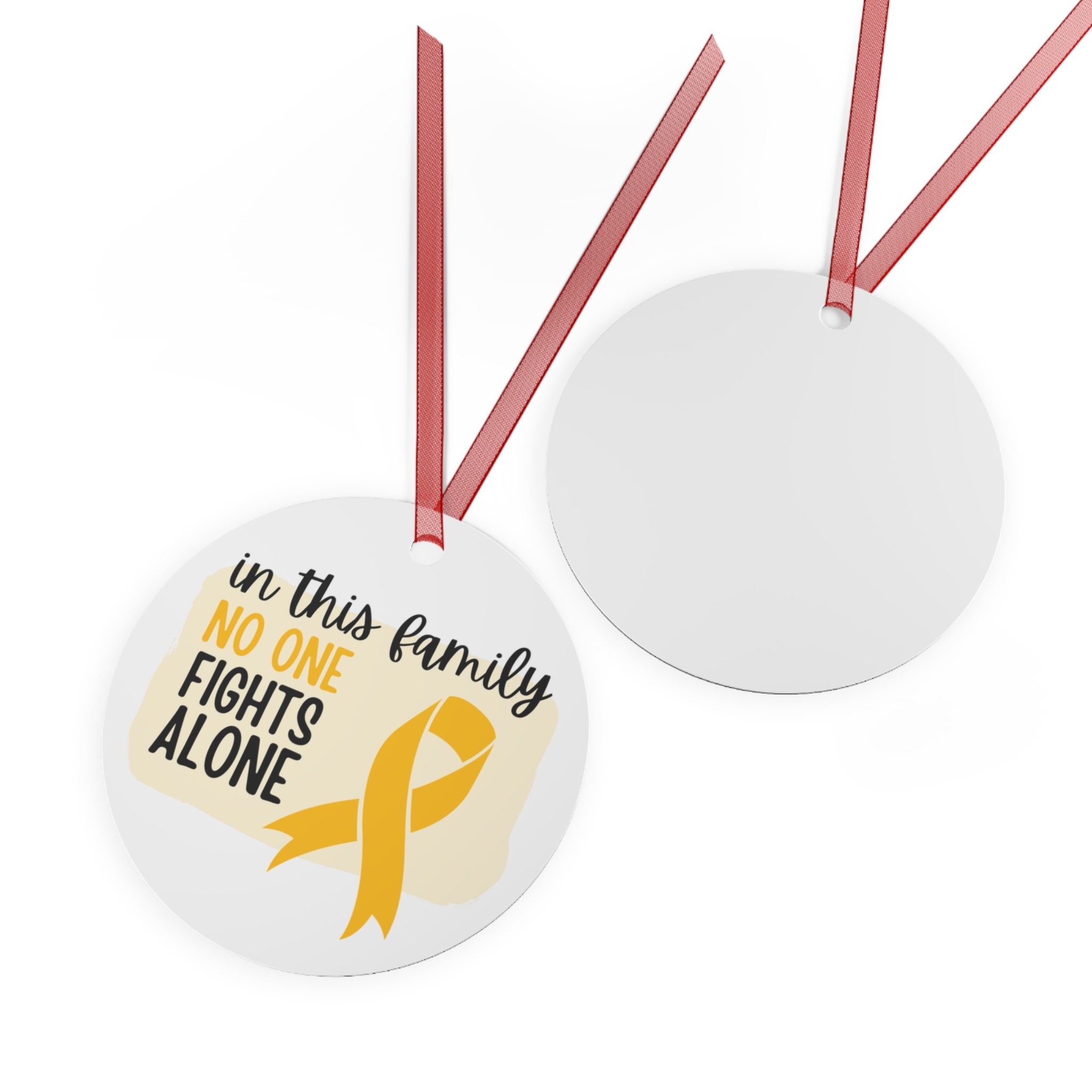 Appendix Cancer Ornament - Amber Ribbon Awareness - Support for Friends ...