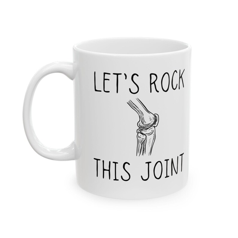 Knee Replacement Mug, Knee Surgery Gift, Funny Get Well Gift, Surgery Gift, Broken Knee Gift, Knee Surgery Mug, Knee Joint Replacement Mug bild 5