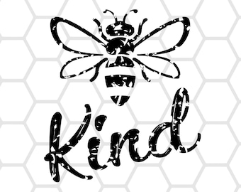 Bee Kind Design, PNG INSTANT DOWNLOAD, Honey Bee Sublimation Download