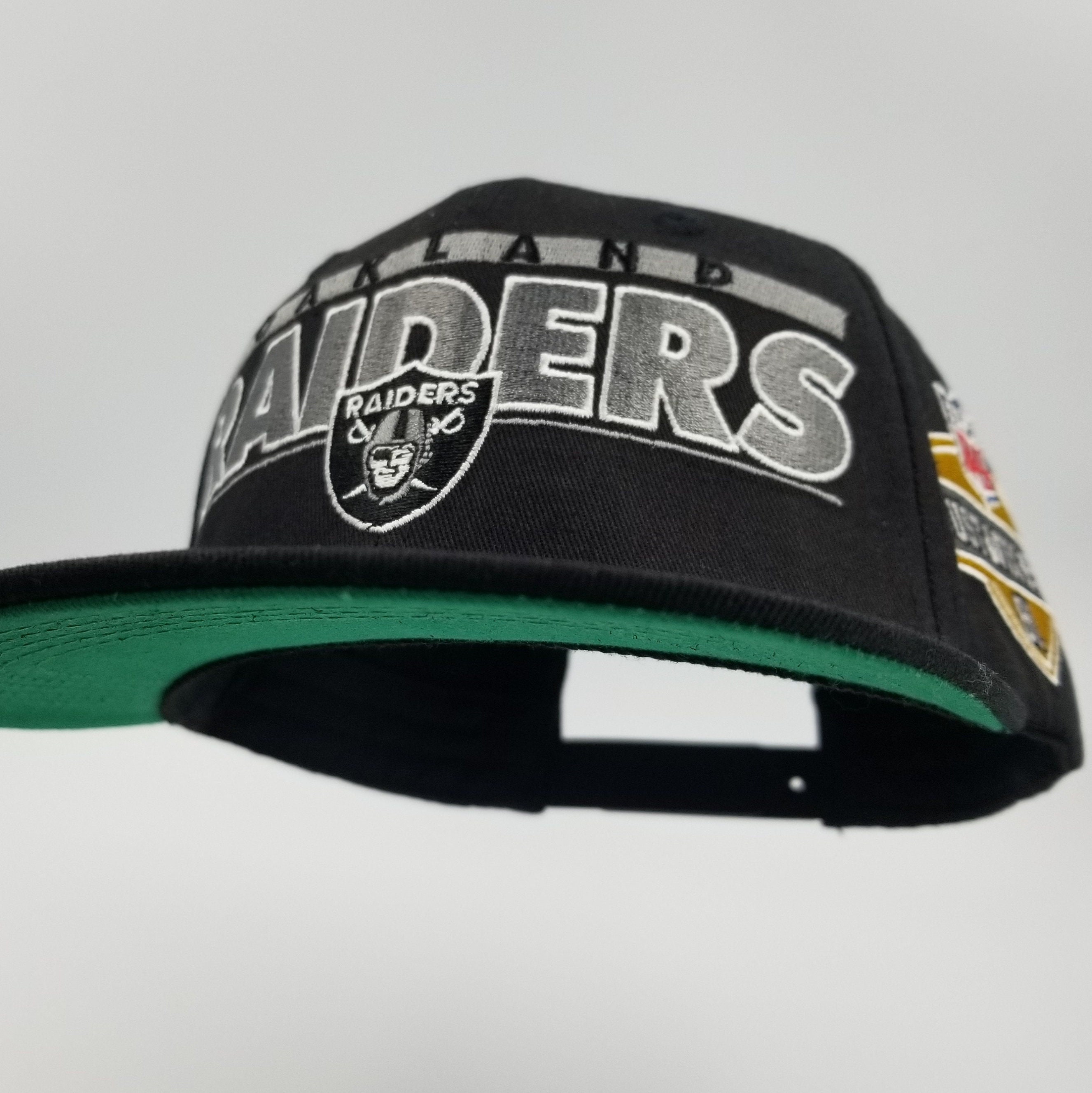 Rare Mitchell Ness Raiders NFL Team Foam Helmet Snapback Hat