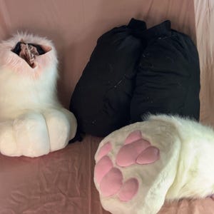 Fursuit Digitigrade + feetpaws