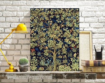 Happy tree Paint by number kit adult, DIY coloring by numbers, Birthday present, DIY painting kit, paint by numbers 12x16 16x20, Wall decor