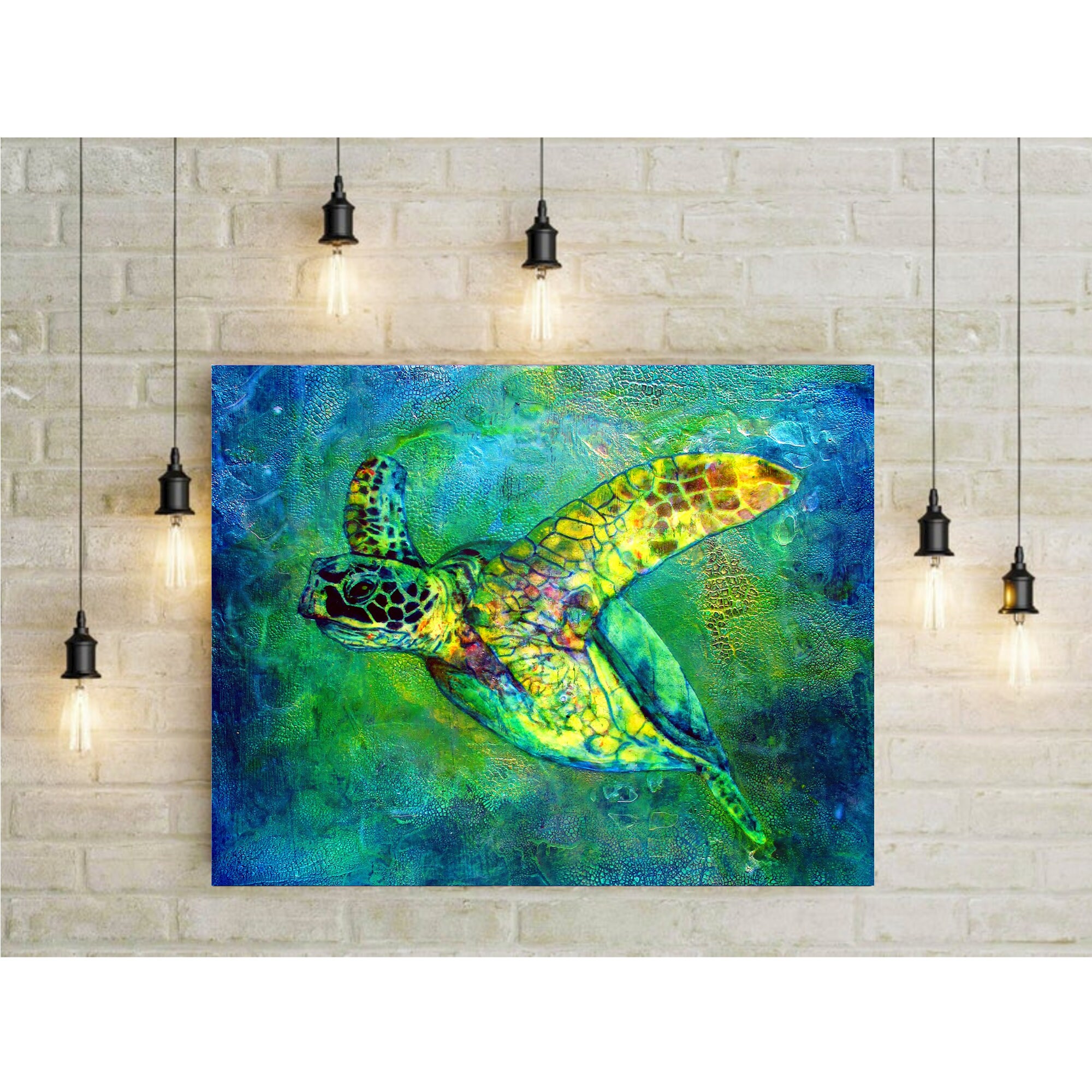 Schildkröte Malen nach Zahlen Tierfarbe nach Zahl DIY | Etsy