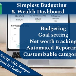 Budget Spreadsheet / Savings Tracker / Debt Tracker / Wealth Dashboard
