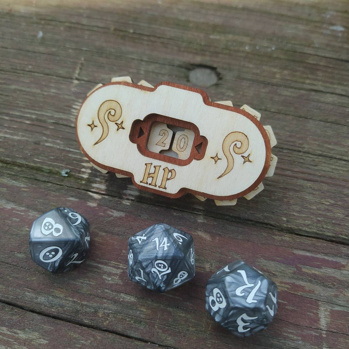 D&amp;D HP Counter DnD 5e 13 Classes Dungeons and Dragons HP | Etsy