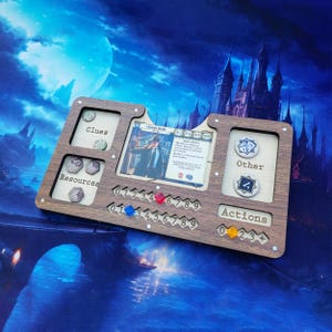 Arkham Horror LCG Investigator Dashboard - Board Game Player Board - Spearhead Crafts