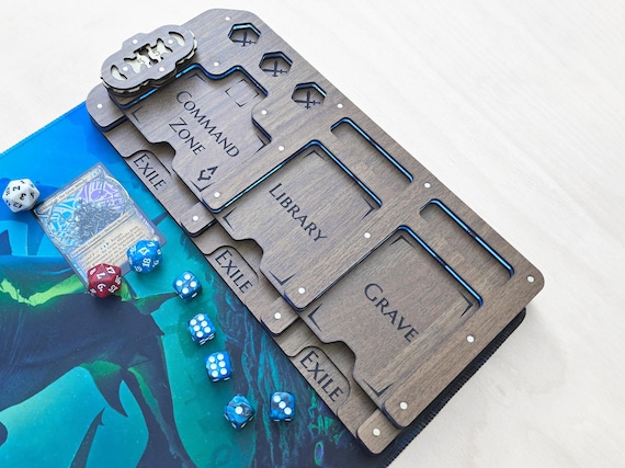 MTG Commander Deck Tray - Magic the Gathering Card Holder - Spearhead  Crafts - Etsy