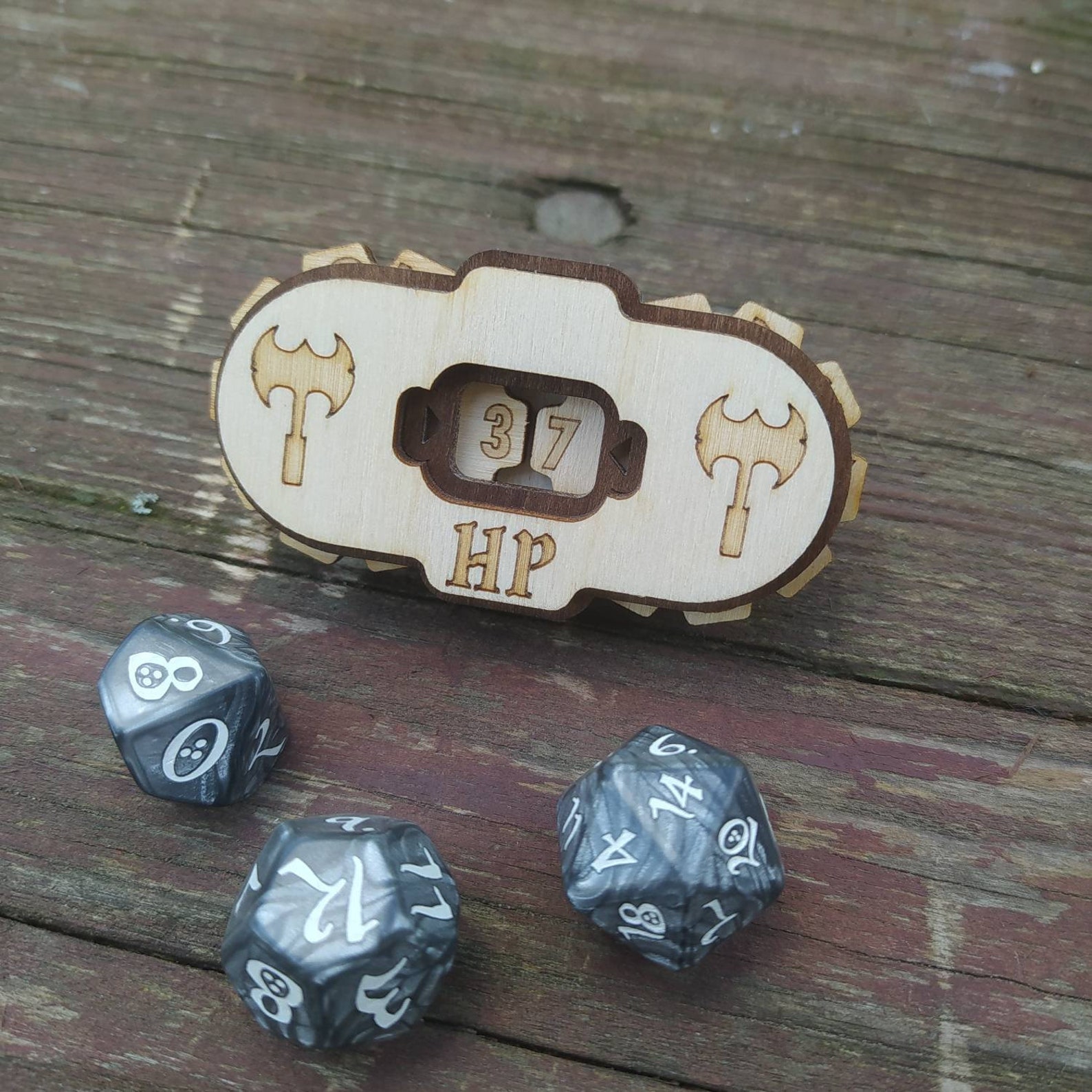 D&amp;D HP Counter DnD 5e 13 Classes Dungeons and Dragons HP | Etsy