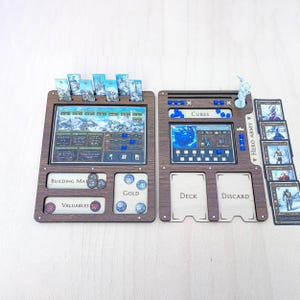 Heroes 3 Board Game Dashboard - Magnetic Player Board - Spearhead Crafts