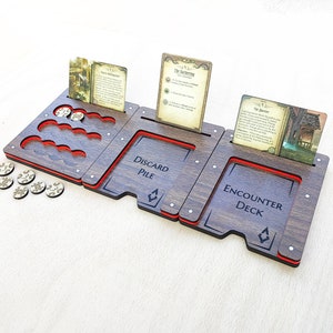 Arkham Horror LCG Altar - Board Game Card Holder - Act/Agenda and Scenario Deck Holder - Spearhead Crafts