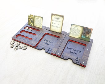 Arkham Horror LCG Altar - Act/Agenda and Scenario Card Holder - Arkham Horror The Card Game - Spearhead Crafts