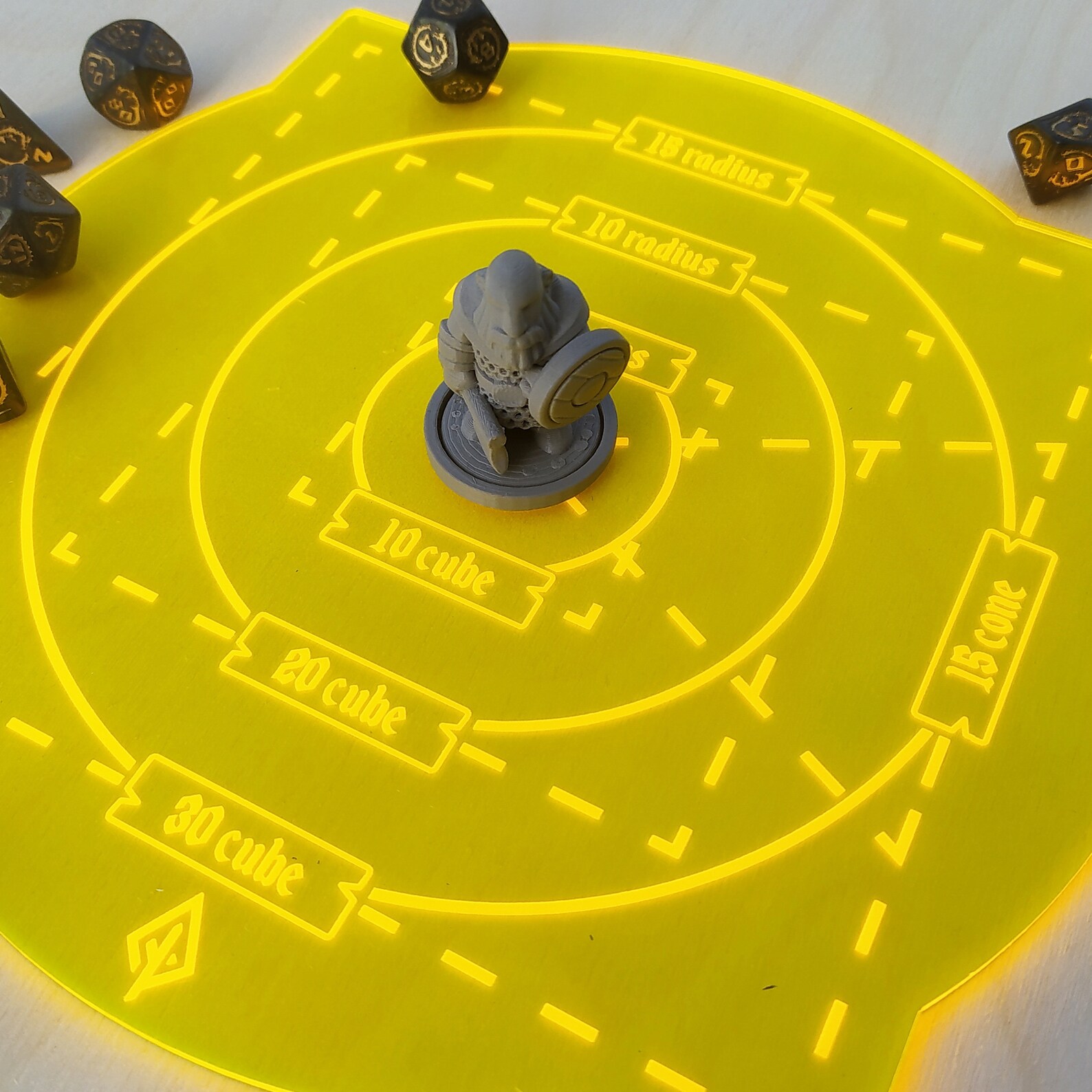 Dungeons and Dragons Areas of Effect 5 Color Dnd Spell Etsy UK