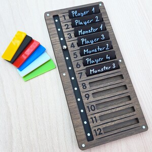 Initiative Tracker - Tabletop RPG and Board Game Upgrade - Dungeons and Dragons Party Tracker