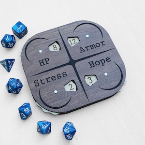 Daggerheart RPG Tracker - TTRPG Tabletop Accessory – Spearhead Crafts