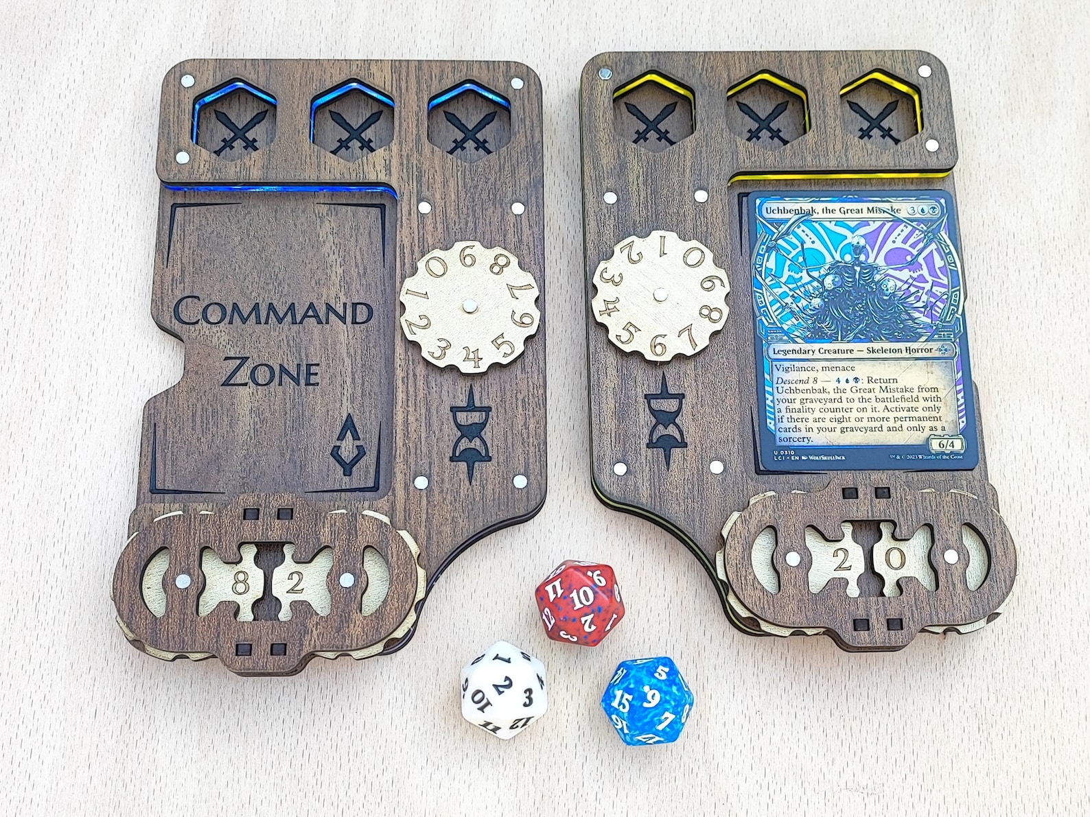 MTG Arcane Command Zone Magic the Gathering Elder Dragon Highlander Commander Tray Spearhead