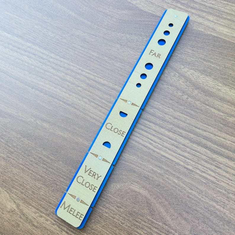 Daggerheart Distance Ruler – TTRPG Measurement Tool – Spearhead Crafts ...