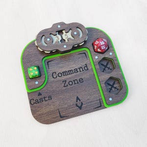 Gate Commander Tray for Magic the Gathering – MTG EDH Command Zone – Spearhead Crafts