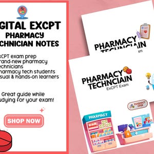 Cyfrowy przewodnik do egzaminu ExCPT 2026 | Skoroszyt do egzaminu na technika farmaceutycznego | Matematyka, prawo i obliczenia w farmacji | Plik PDF do druku