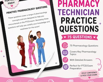 PTCB Exam Pharmacology Practice Test | Digital | Pharmacy Technicians | Exam Prep | ItsDricaaa