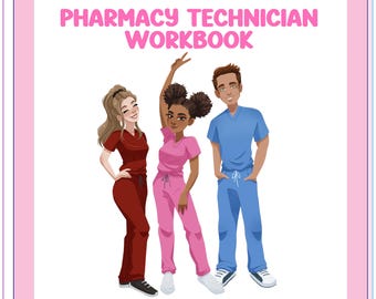 PTCB Math Study Guide | Pharmacy Calculations Workbook | Dosage Calculations Practice | Step-by-Step Guide