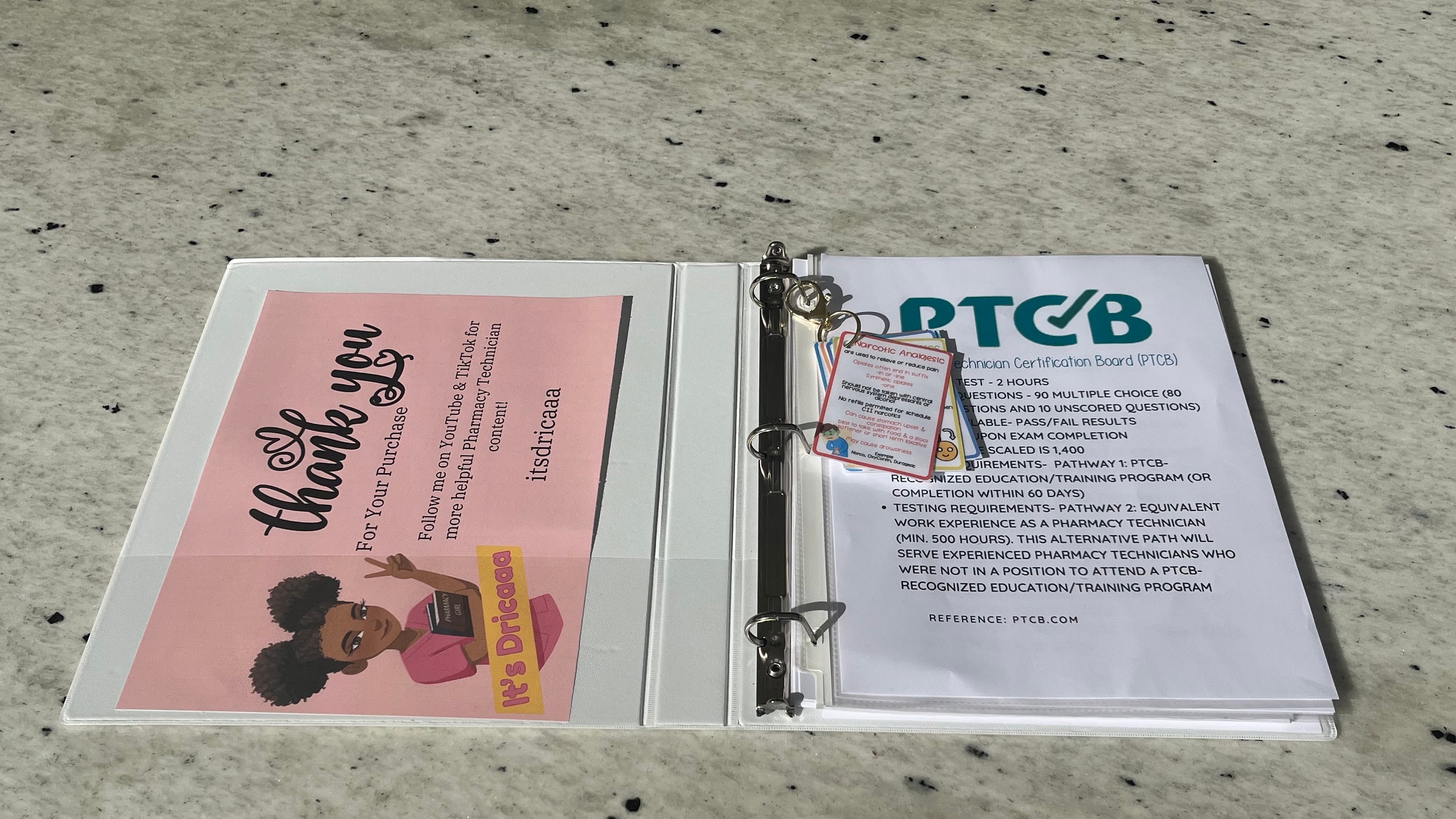 Pharmacy Technician Binder Pharmacy Notes PTCB Exam Prep Etsy