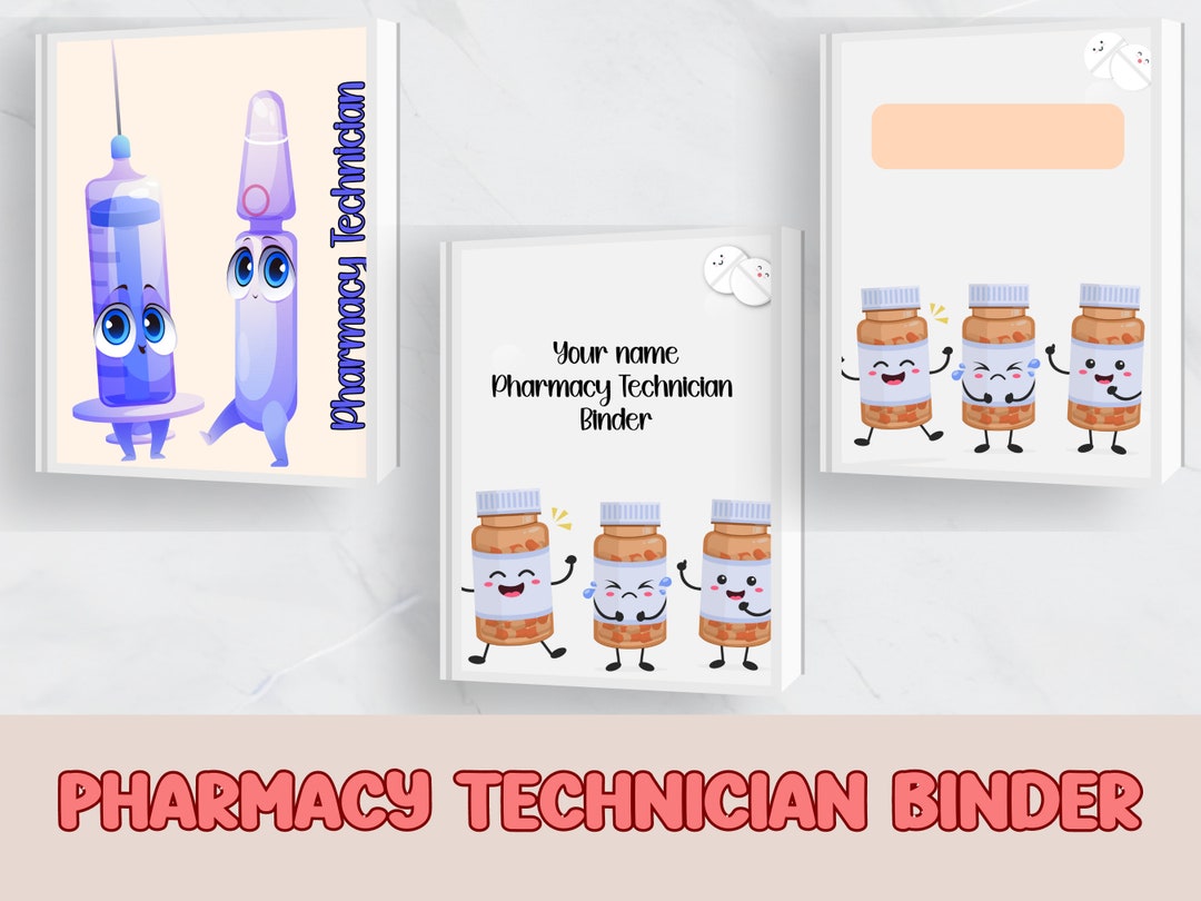 Bundle Pharmacy Binder Pharmacy Notes Pharmacology Flashcards Pass Your