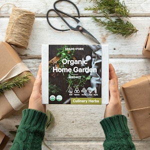 Indoor Herb Garden Starter Kit - Heirloom, Non-GMO Herb Seeds - Basil