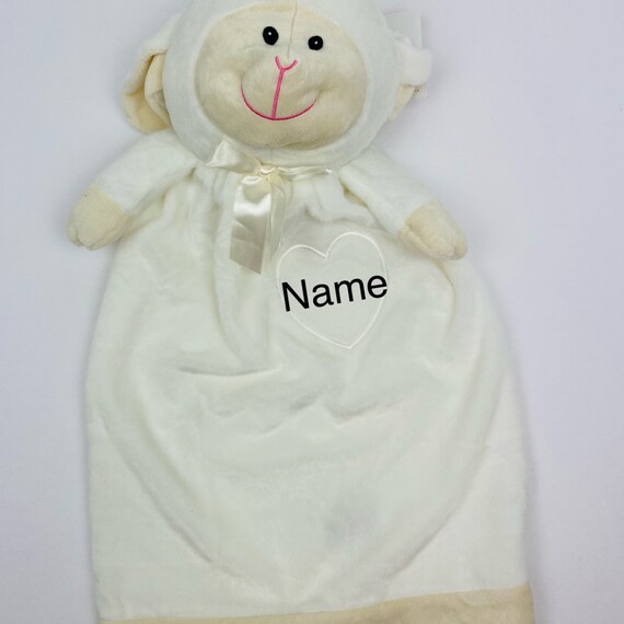 Personalized lamb blanket sale