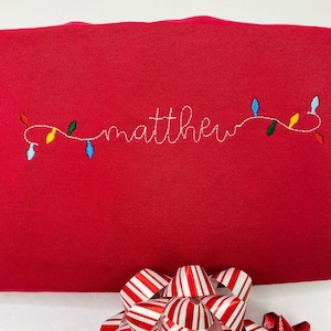 Conjunto de pijama listrado vermelho e cinza, conjunto de pijama unissex de Natal, conjunto de pijama de férias para menino ou menina