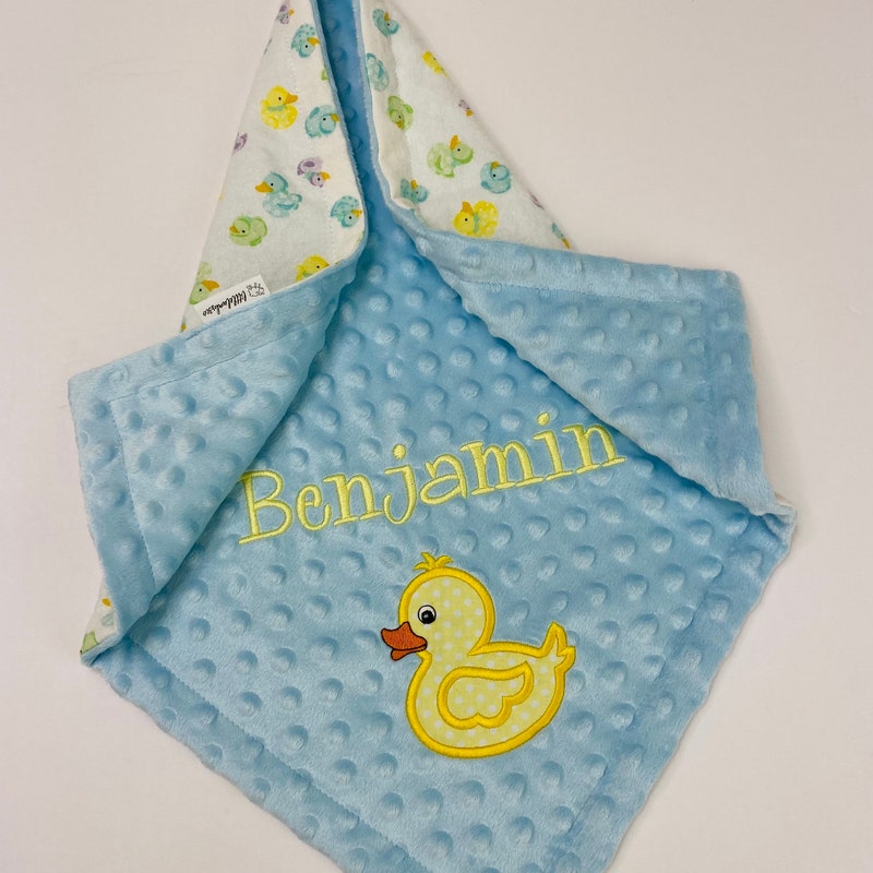 Rubber Duck Pattern Print Blanket