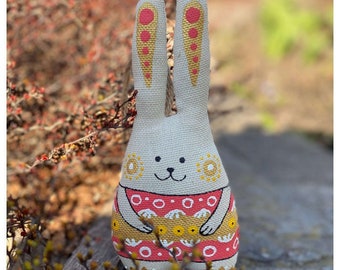 Easter bunny toy gifts for kids Housewarming gift  Easter decoration  Funny bunny Mother day gifts idea Easter handmade