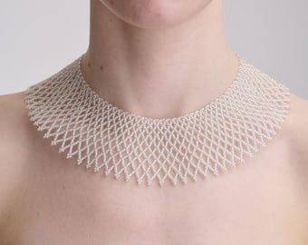 Handmade Beaded Necklace: Traditional Ukrainian Silyanka