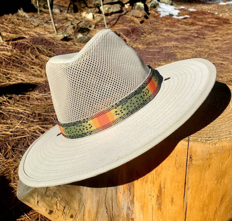 Cutthroat Trout Hat Band Fishing Hat Fly Fishing Etsy