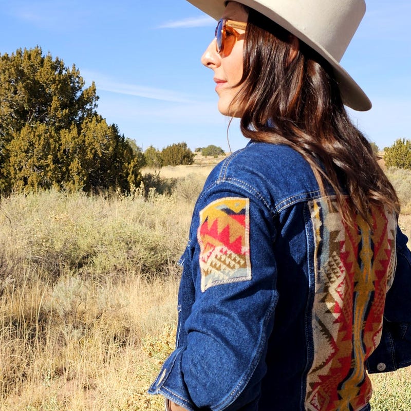 Aztec Jean Jackets - Etsy