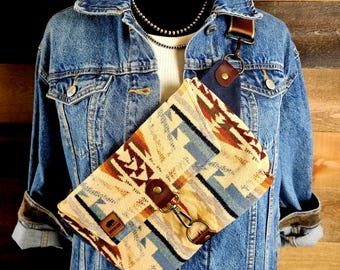 Crossbody Bag, Cross Chest Bag, Western Purse, Travel Bag, Western Bag, Southwestern Purse, Sling Bag, Minimalist Bag, Festival Bag
