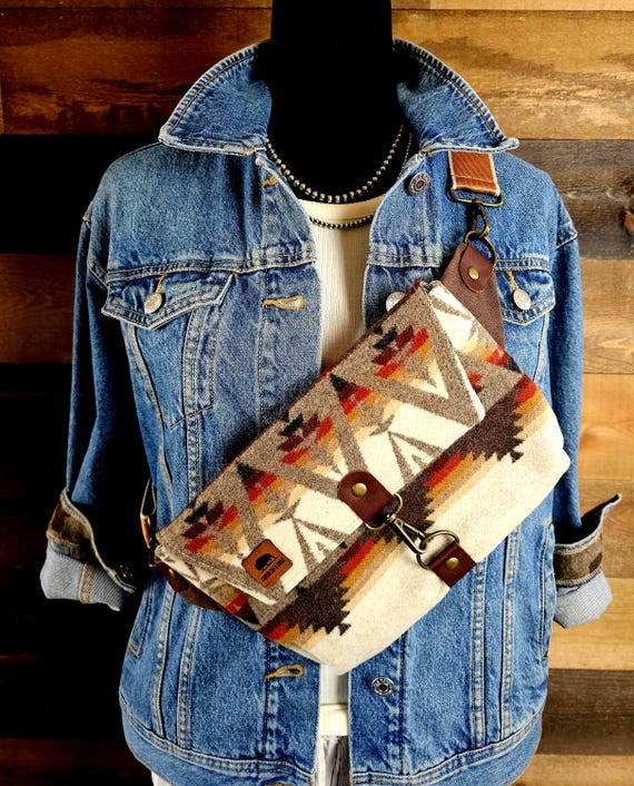 Crossbody Bag, Cross Chest Bag, Western Purse, Travel Bag, Western Bag, Southwestern Purse, Sling Bag, Minimalist Bag, Festival Bag