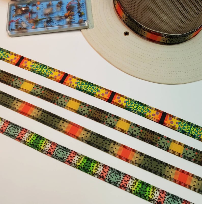 Cutthroat Trout Hat Band Fishing Hat Fly Fishing Etsy