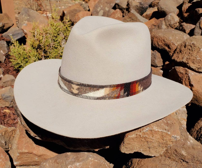Wool Hat Band Cowboy Hat Band Country Western Hat Band Etsy