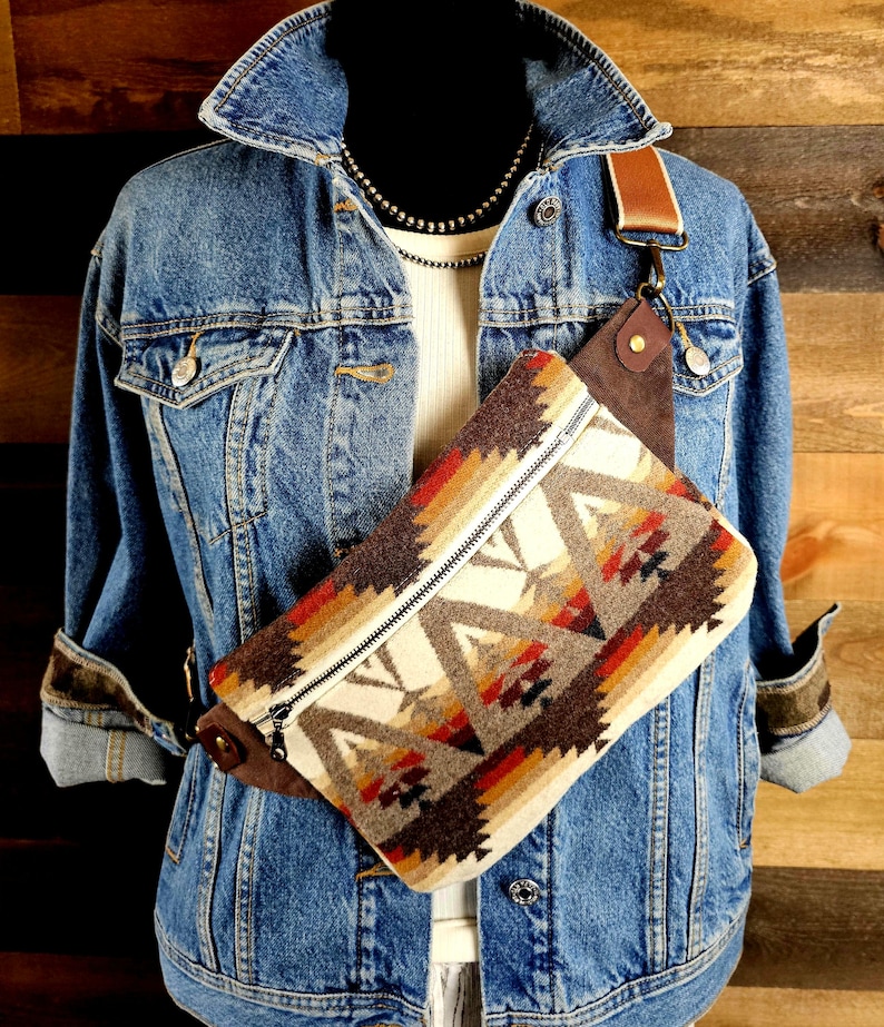 Bolso bandolera, bolso cruzado, bolso estilo western, bolso de viaje, bolso estilo western, bolso estilo suroeste, bolso bandolera, bolso minimalista, bolso de festival imagen 2