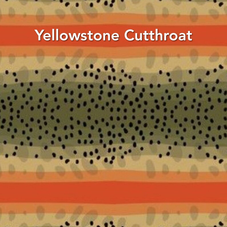 Cutthroat Trout Hat Band Fishing Hat Fly Fishing Etsy