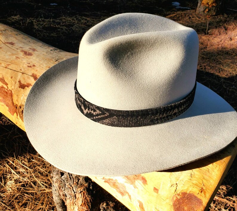 Wool Hat Band Cowboy Hat Band Western Hat Band Crushable Etsy