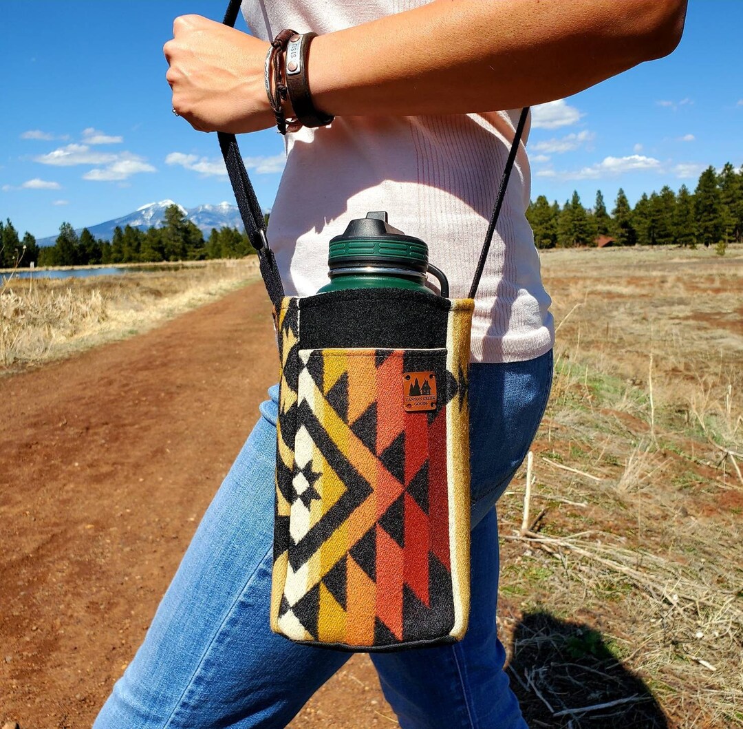 Water Bottle Carrier, Hiking Bag, Water Bottle Holder, Water Sling, H20