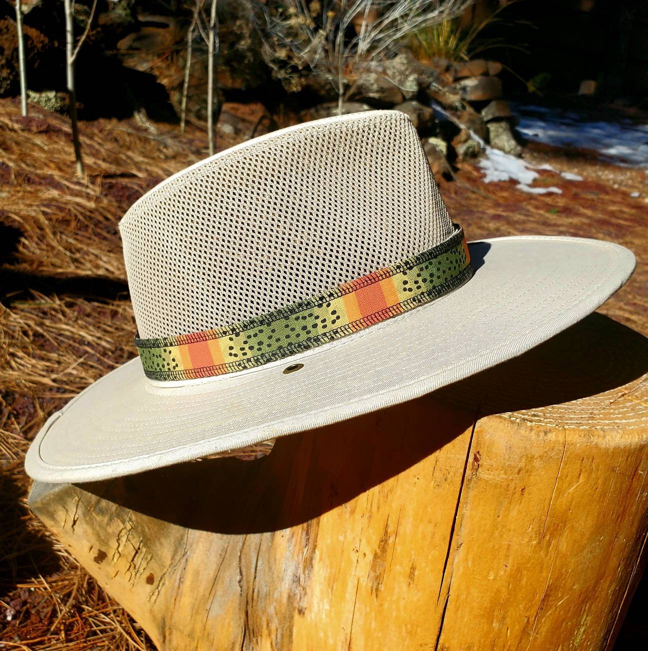 Cutthroat Trout Hat Band, Fishing Hat, Fly Fishing Accessories, Fly Fishing Gift Men, Fishing Fathers Day Gift, Hat Bands, Rep Your Water